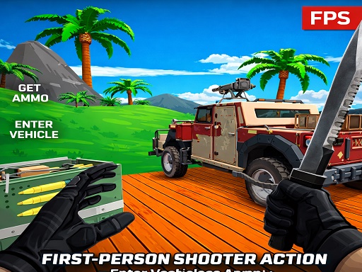 Blocky Zombie Shooting thumbnail
