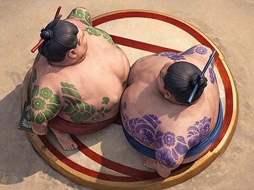 Sumo Wrestling Battle gameplay