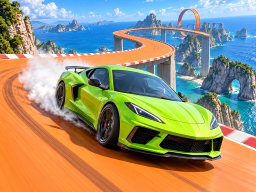 Mega Ramp Car Stunts GT Racing gameplay