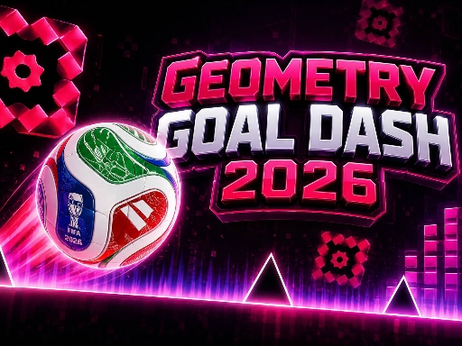 Geometry Goal Dash 2026 gameplay