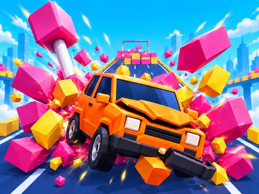 CAR SMASH OBBY 3D gameplay
