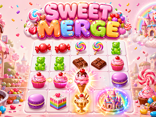Sweet Merge Puzzle gameplay