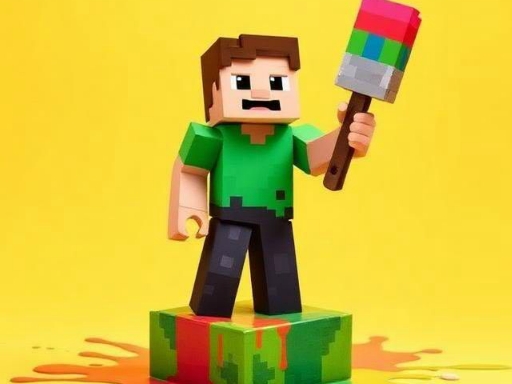 BTS Minecraft Coloring Time gameplay