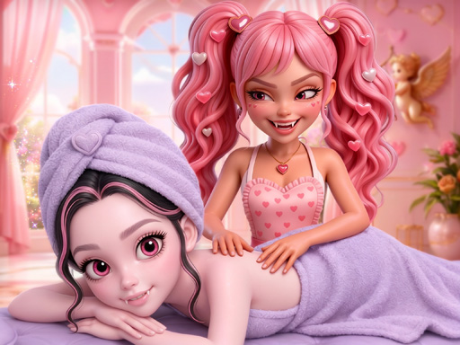 Creepy Spa for Little Monsters gameplay