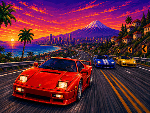 Turbo Horizon Racing gameplay
