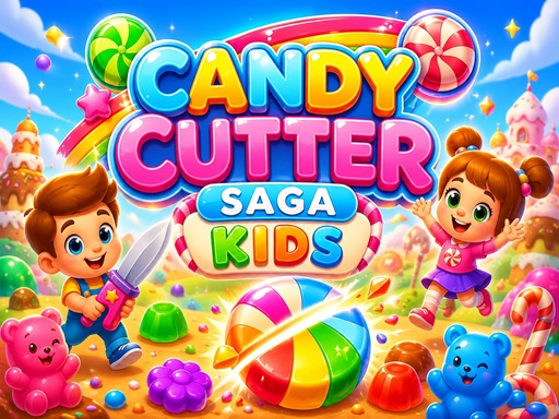Candy Cutter Saga Kids gameplay