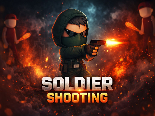 Soldier shooting gameplay