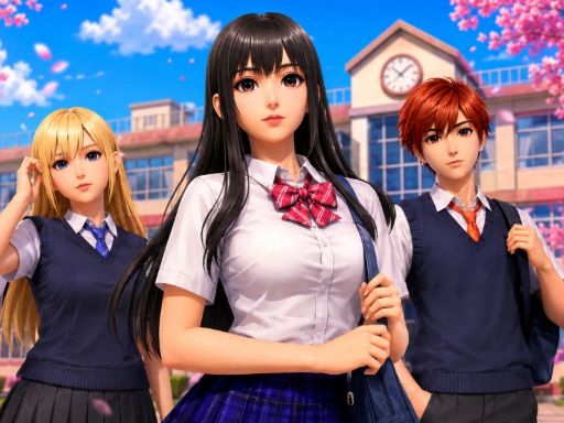 High School Girls Classroom Life gameplay