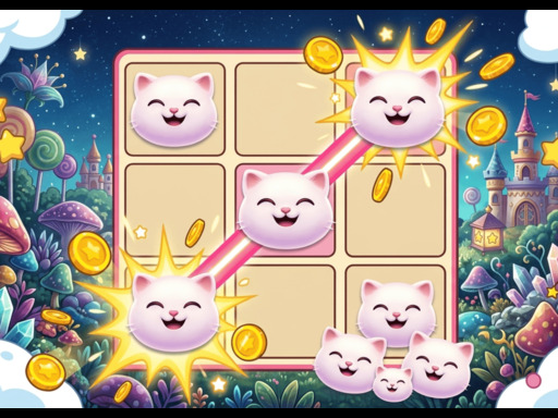 Cat Tic Tac Toe gameplay