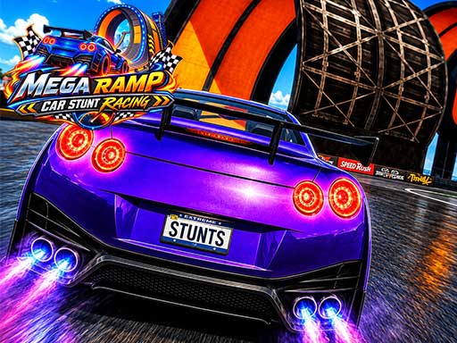 Mega Ramp Car Stunt Racing gameplay