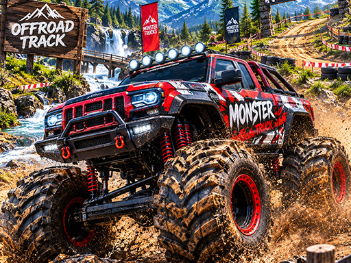 Mud Offroad Monster Truck Game gameplay