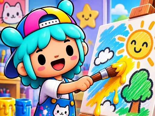 Toca Coloring Book gameplay