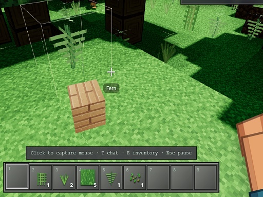 Voxel Frontier gameplay