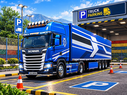 Euro Truck Parking Game gameplay