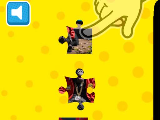Ninja Gorilla Jigsaw Puzzle gameplay