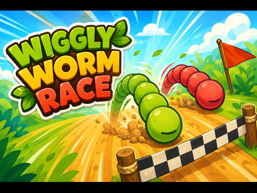 Wiggly Worm Race gameplay