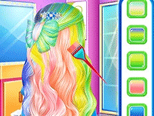 Princess Fashion Rainbow Hairstyle Design thumbnail