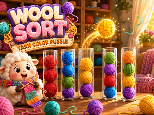 Wool Sort: Yarn Color Puzzle gameplay