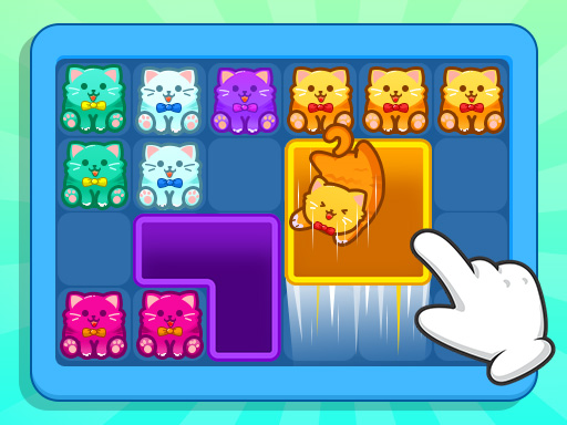 Meow Block Color Collect gameplay