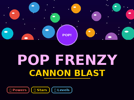Pop Frenzy Cannon Blast gameplay