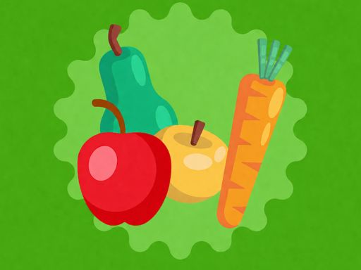 Vegetable Spelling Puzzle gameplay