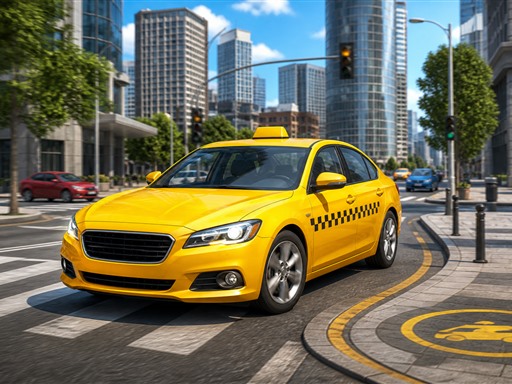 City Taxi Driving Simulator gameplay