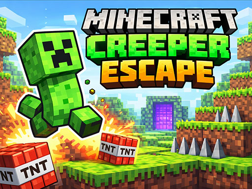 Minecraft Creeper Escape gameplay
