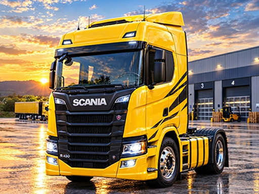 Euro Truck Driving Game gameplay