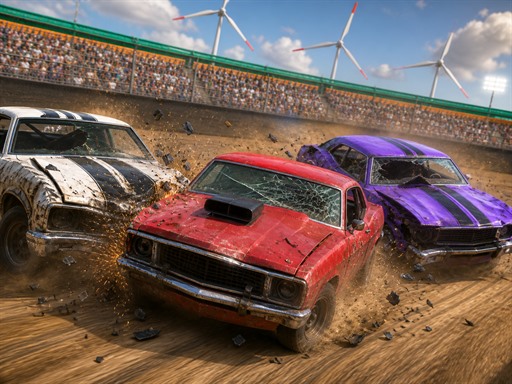 Derby Car Smash Challenge gameplay