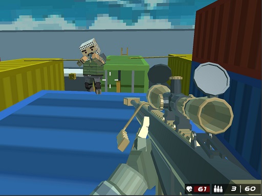 Shooting Blocky Combat Swat GunGame Survival thumbnail