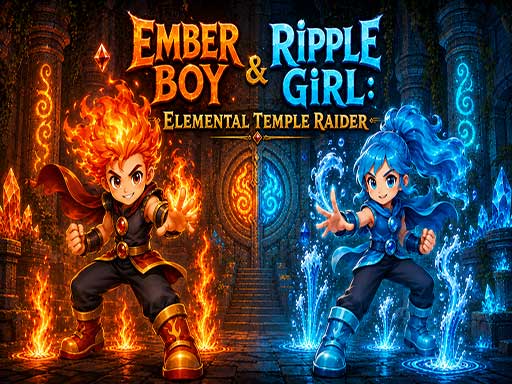 Ember Boy and Ripple Girl cover