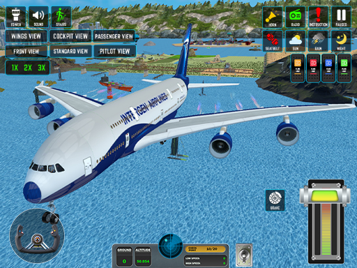 Passenger Airplane: Flight 3D gameplay
