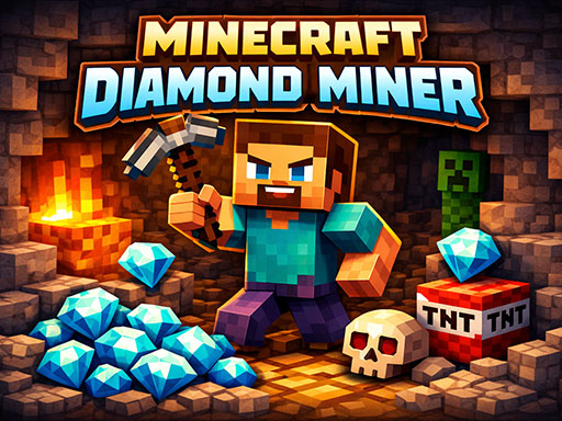 Minecraft Diamond Miner gameplay