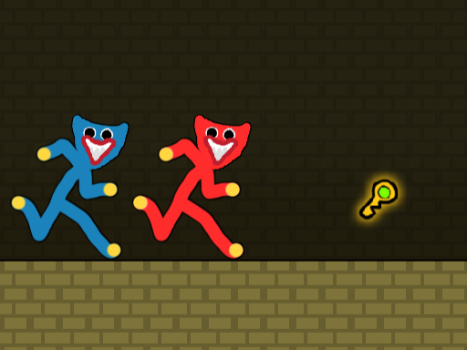 Red and Blue Stickman Huggy cover