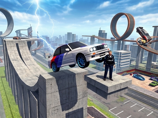 Cop Ramp Sandbox gameplay