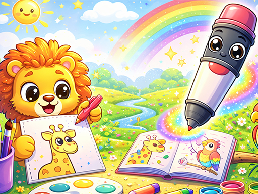 Magic Coloring Book for Little Artists cover