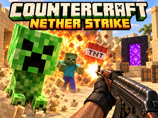 Countercraft Nether Strike gameplay