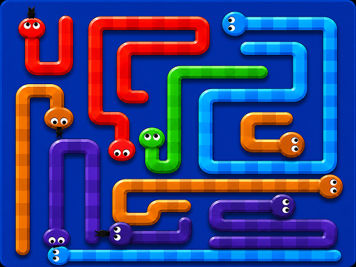 Snake Out Puzzle Game gameplay