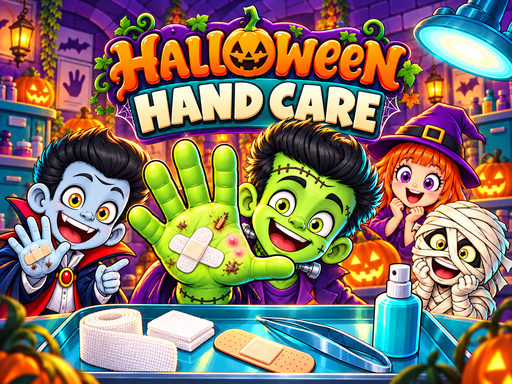 Halloween Hand Care gameplay