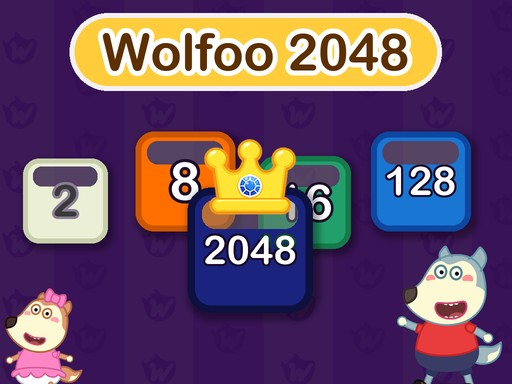 Wolfoo 2048 gameplay