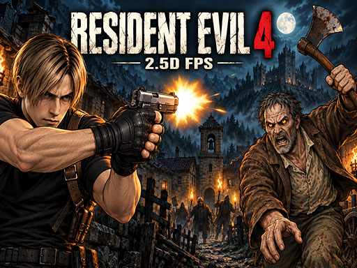 Resident Evil 4: 2.5D FPS gameplay