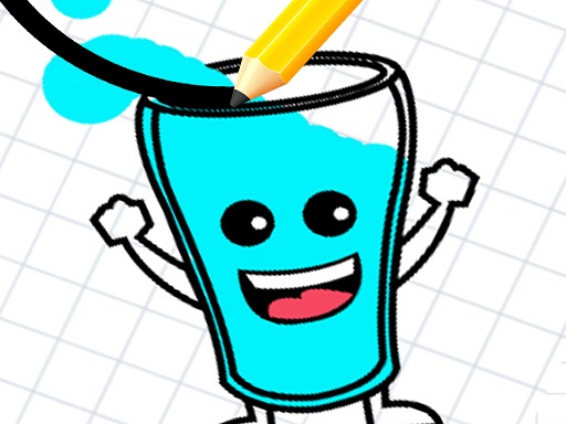 Happy Glass : Fill the Glass by Draw Lines cover