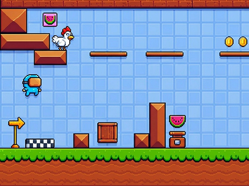 Pixel Adventure 3D gameplay
