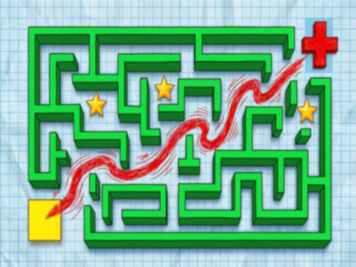 Mazes Draw The Path gameplay
