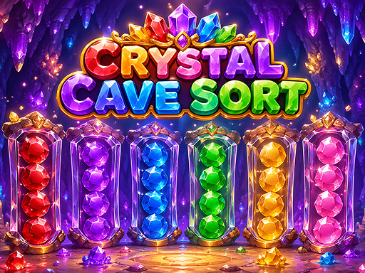 Crystal Cave Sort gameplay