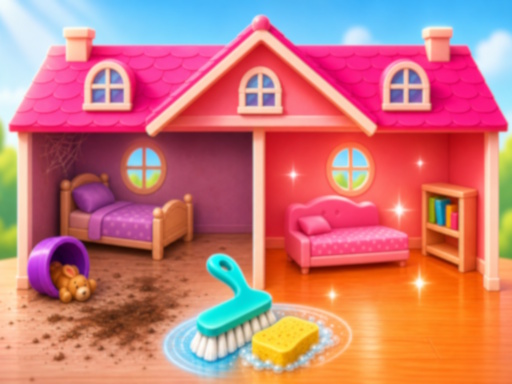 Tidy Up the Dollhouse gameplay