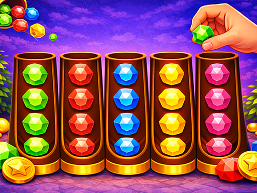 Gem Sort Puzzle gameplay