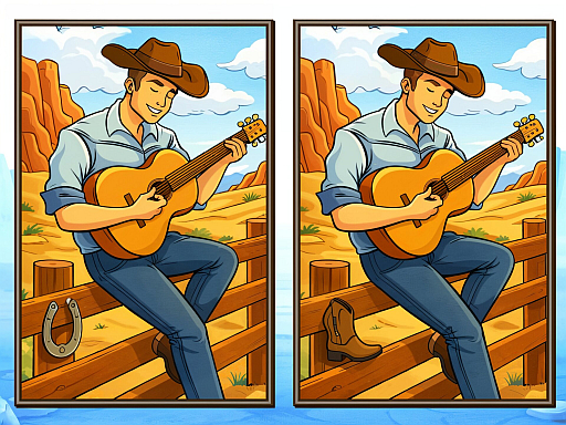 Spot The Difference Wild West gameplay