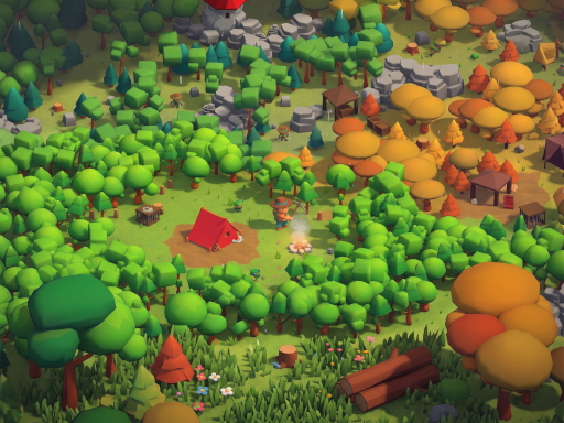 Clearfell: Forest Outpost gameplay