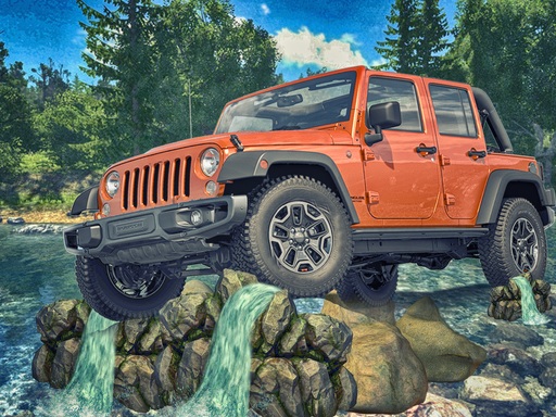 Impossible Jeep Driver gameplay